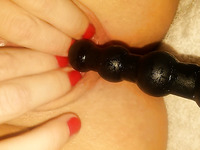 Closeup Steamy Sex Tape Of My Own Bootyful Wifey Teasing Her Slit With Toy