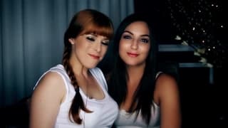 Lame Ass Video With Two Hot Babes Sharing One