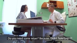 Petite Babe Fucks Doctors Thick Dick