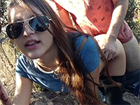 Fucking Cock Hungry Teen Girl On The Cliff Side