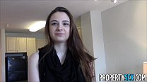 PropertySex – Young Real Estate Agent With Big Natural Tits Homemade Sex