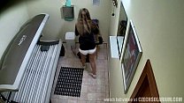 Hidden Cam – Hairy Pussy In Solarium