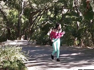 Dirty Teen Accidentally Jumped On A Strangers Big Cock