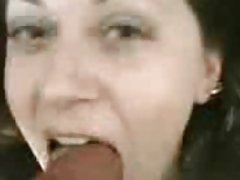 Amateur Babe Sucks On Cock